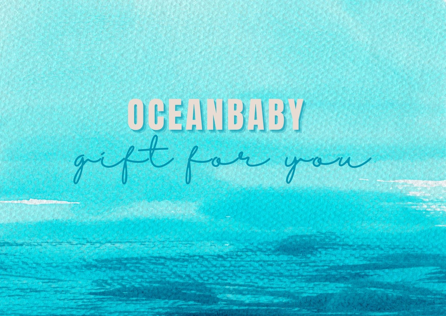 OCEAN BABY - eGIFT CARD