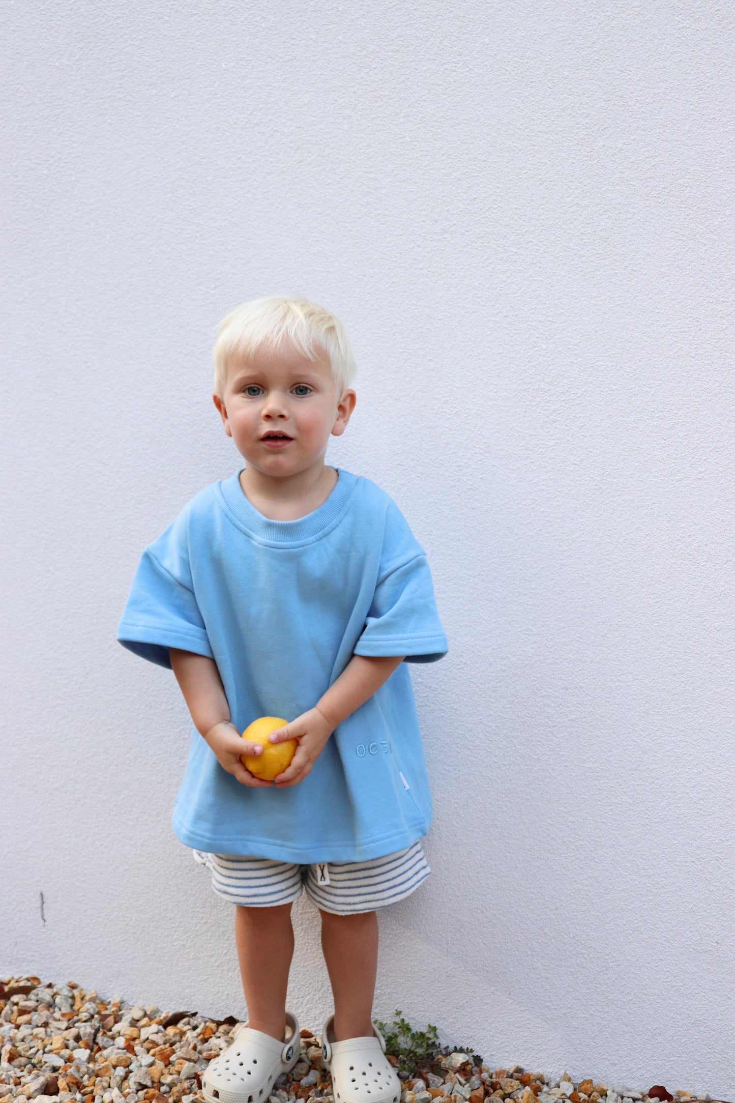 Ocean Blue/Stripe Shorts - Set
