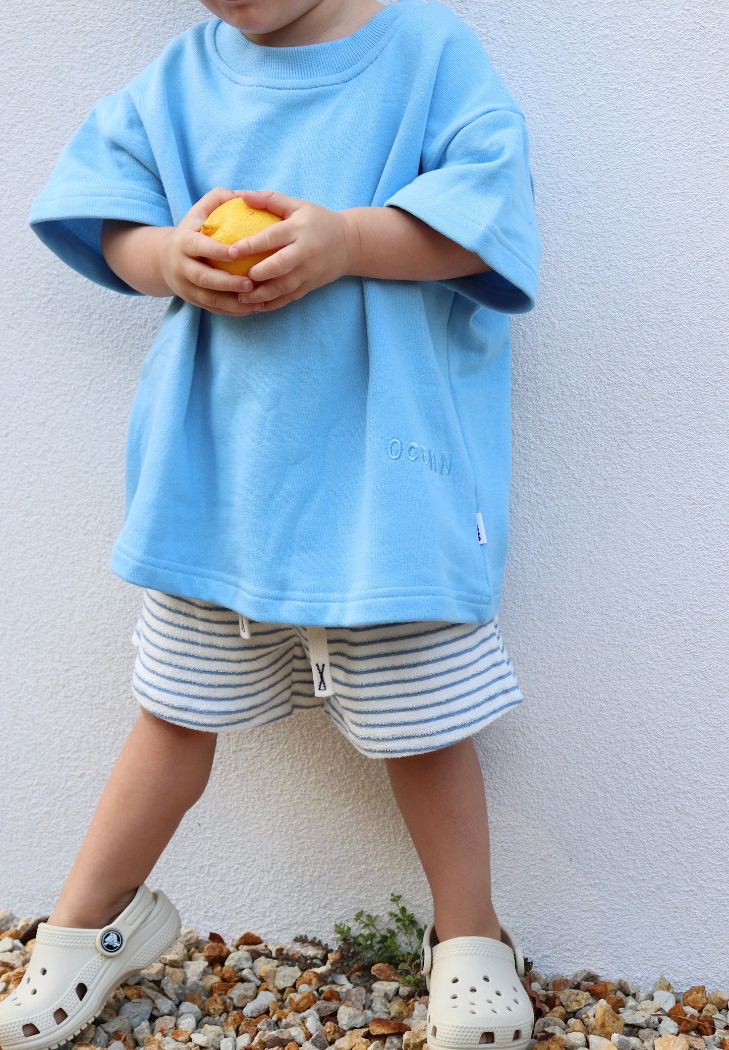 Ocean Blue/Stripe Shorts - Set