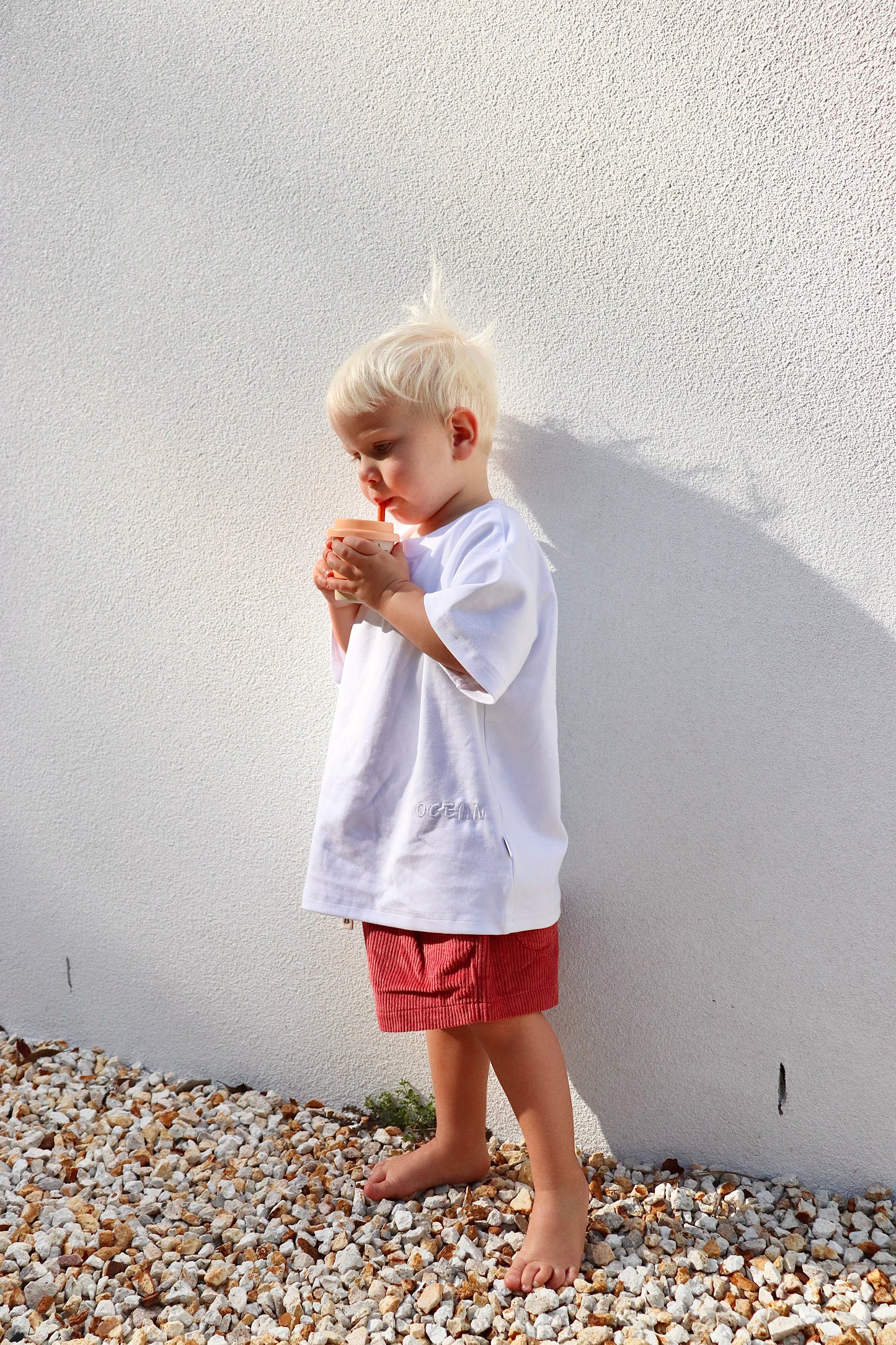 Corduroy Shorts - Red Velvet