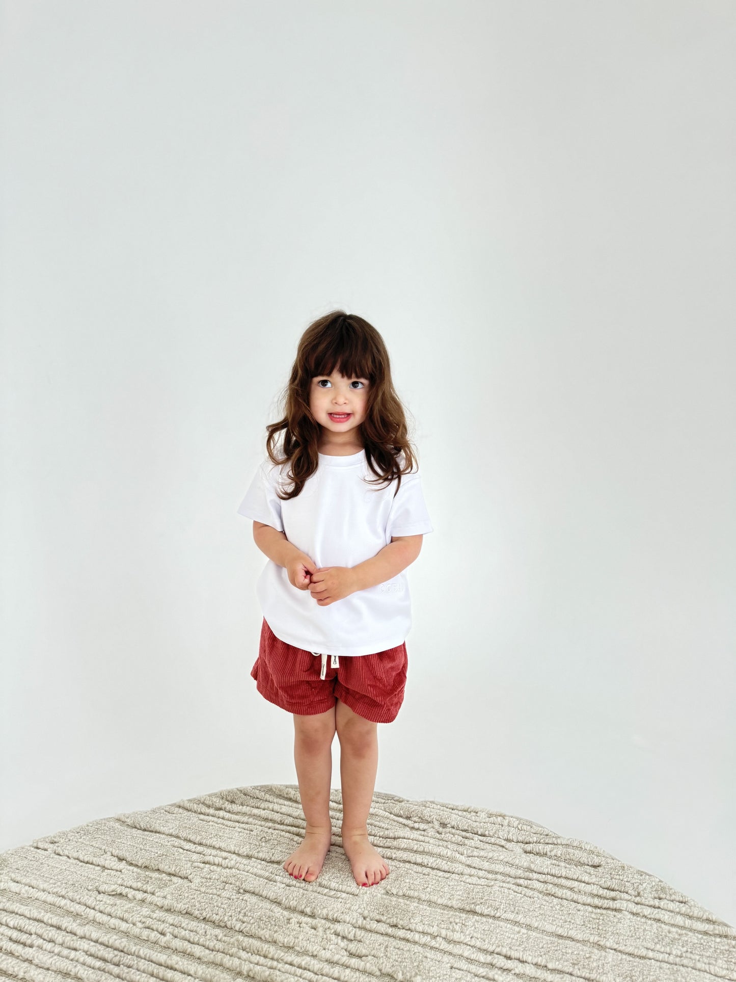 Corduroy Shorts - Red Velvet