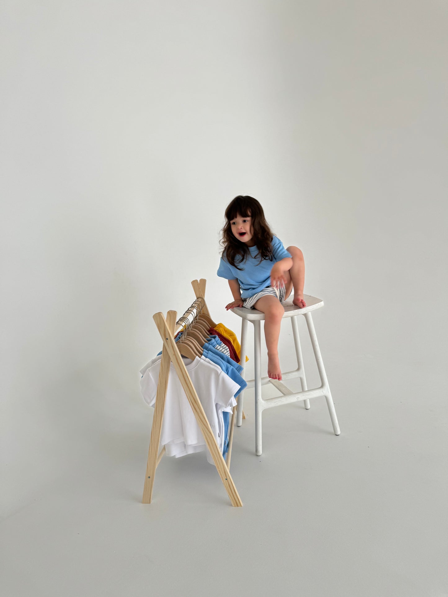 Ocean Blue/Stripe Shorts - Set