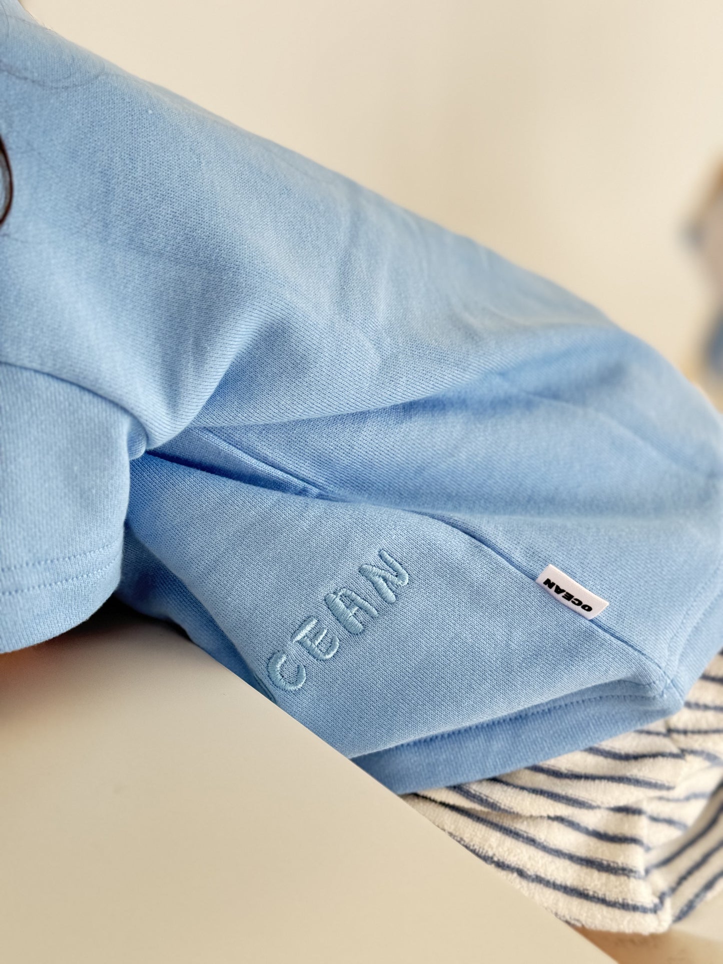 Ocean Blue/Stripe Shorts - Set