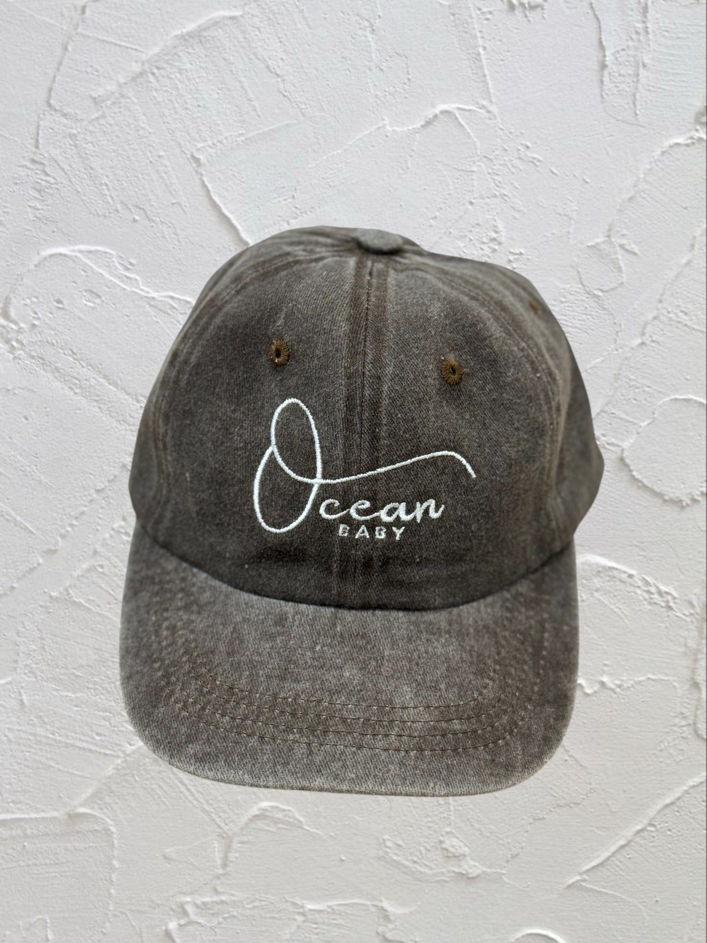 Ocean Baby Cap - Dark Chocolate